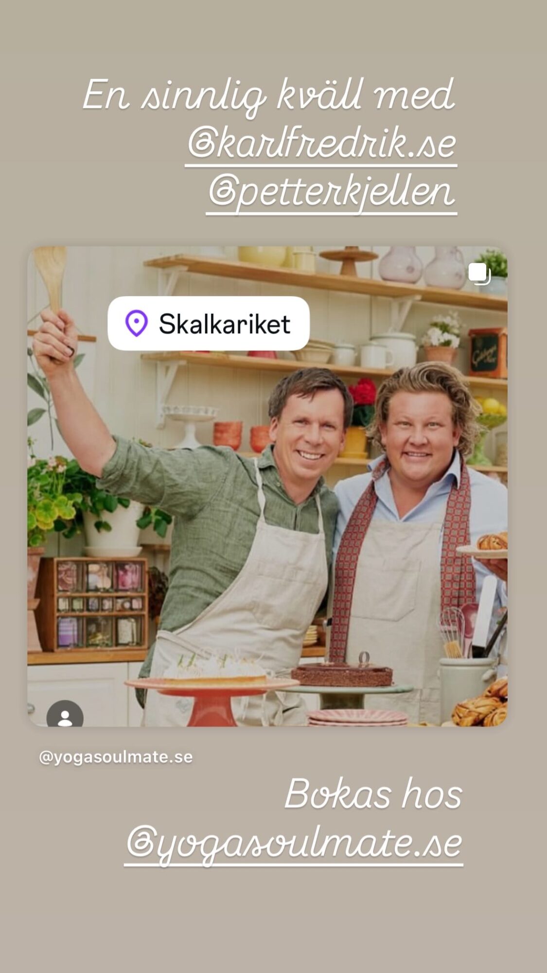 ✨ En sinnlig kväll med Karl-Fredrik och Petter från Eklaholm✨