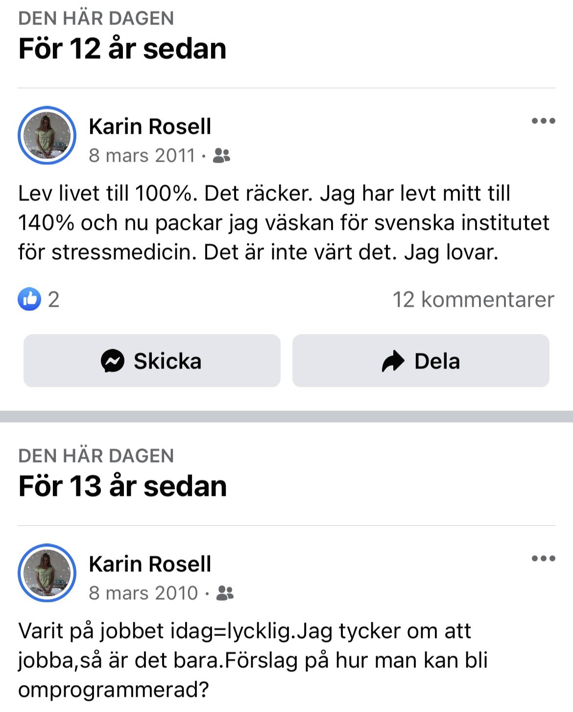 Förnekelsen fick betala sig till slut...