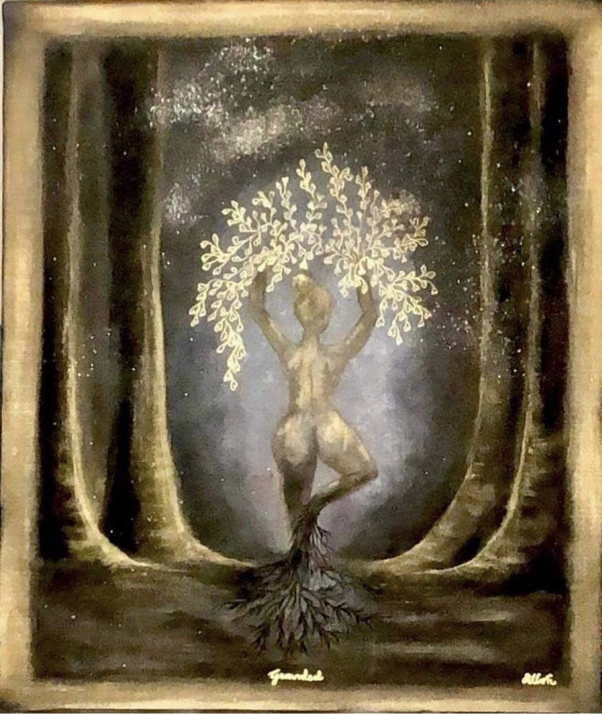 En dag att yoga och måla från hjärtat!!